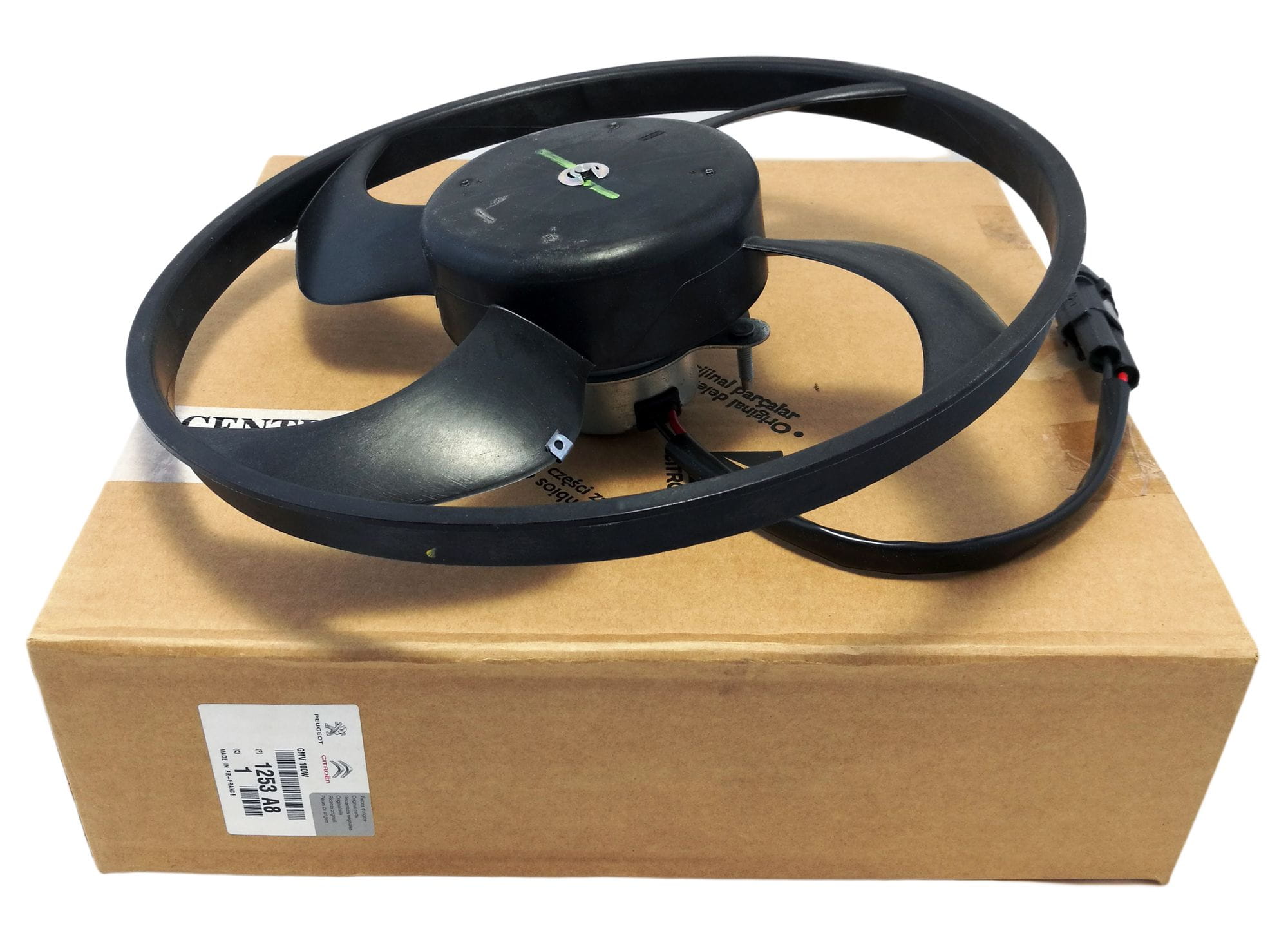 WENTYLATOR CHLODNICY PEUGEOT 307 1253 A8 ORYGINAL