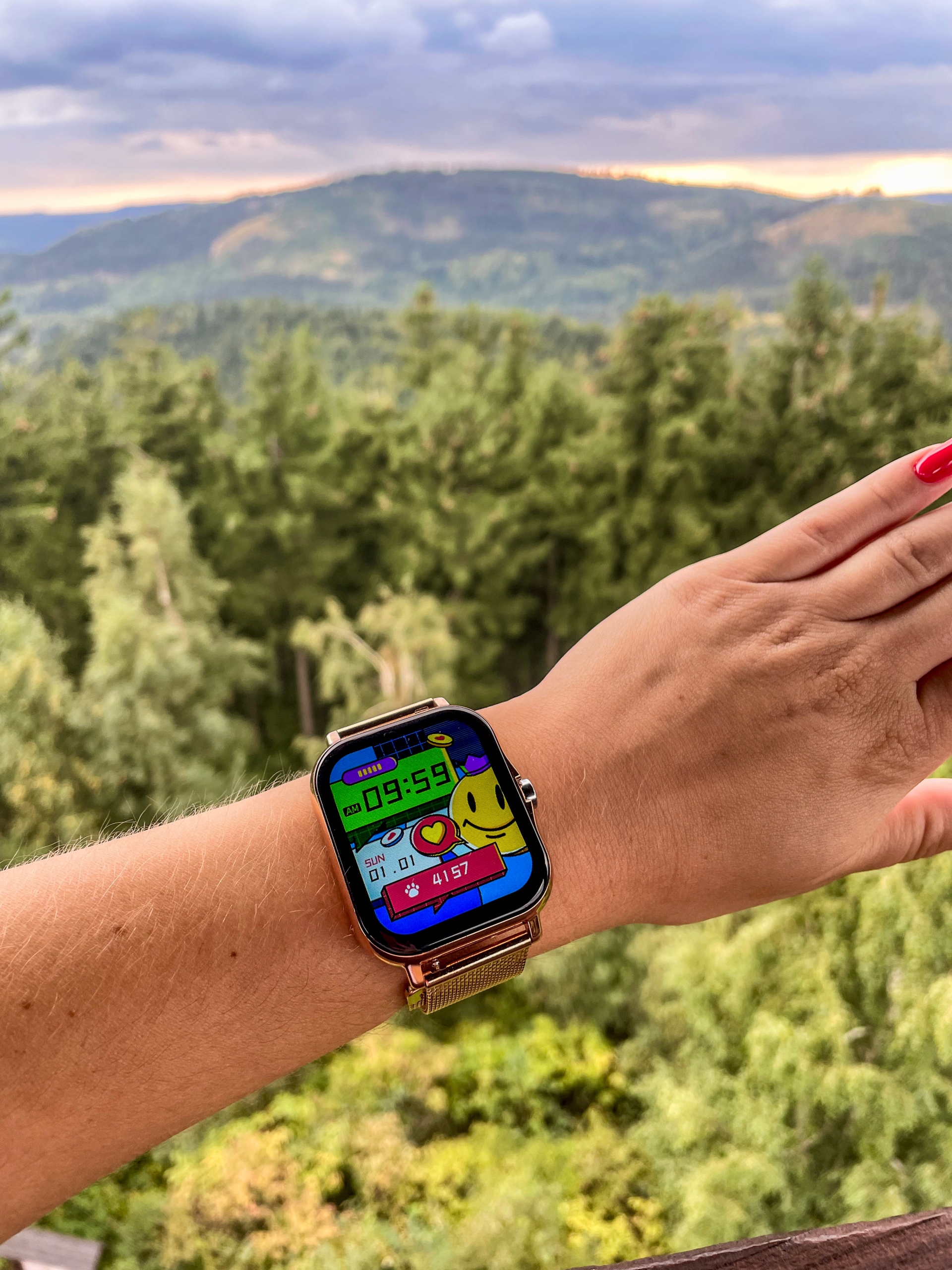 SMARTWATCH ZEGAREK DAMSKI MENU POLSKIE PREZENT ŚWIĘTA ROZMOWY AKCESORIA FIT Płeć kobieta