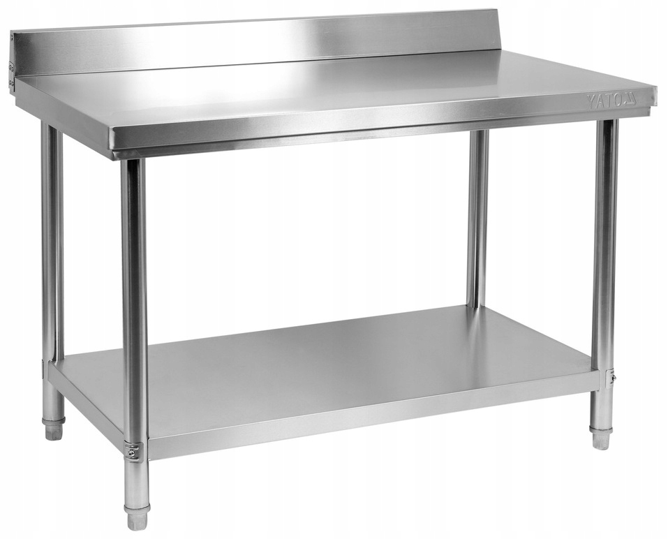SKŁADANY STÓŁ PRZYŚCIENNY Z PÓŁKĄ 1000X600XH850+100MM YATO YG-09021