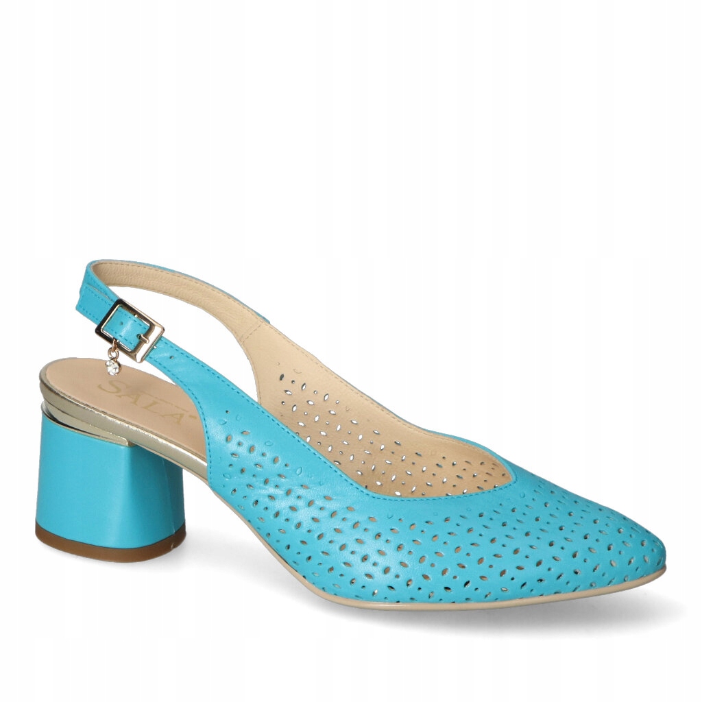 Dámské sandály Sala Tyrkysové Lico Kožené 39