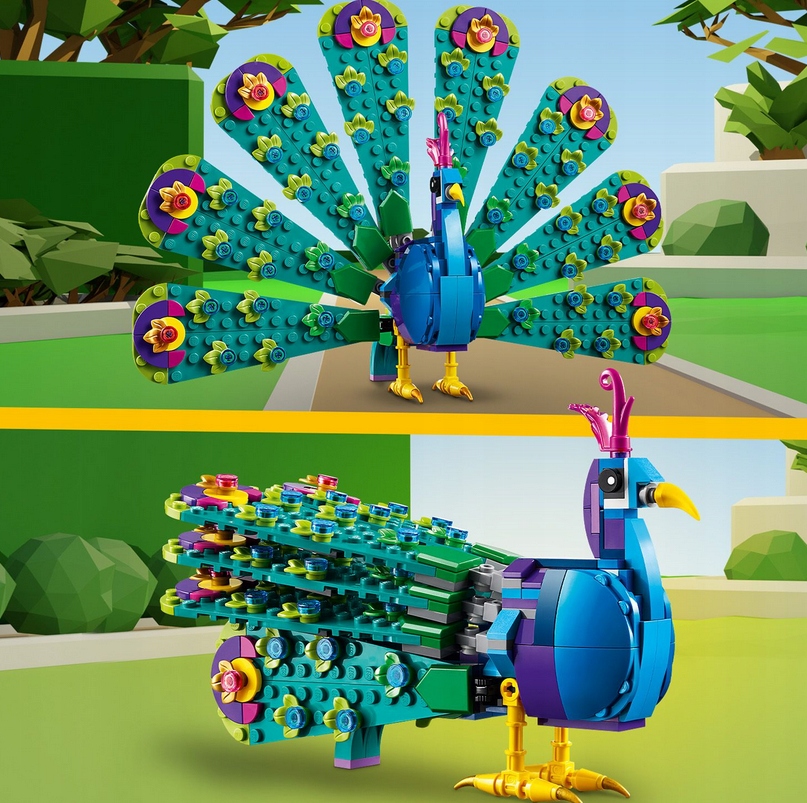 LEGO 31157 EGZOTYCZNY PAW 3W1 ZESTAW KLOCKÓW NA PREZENT ORYGINAŁ MOTYL Stan opakowania oryginalne