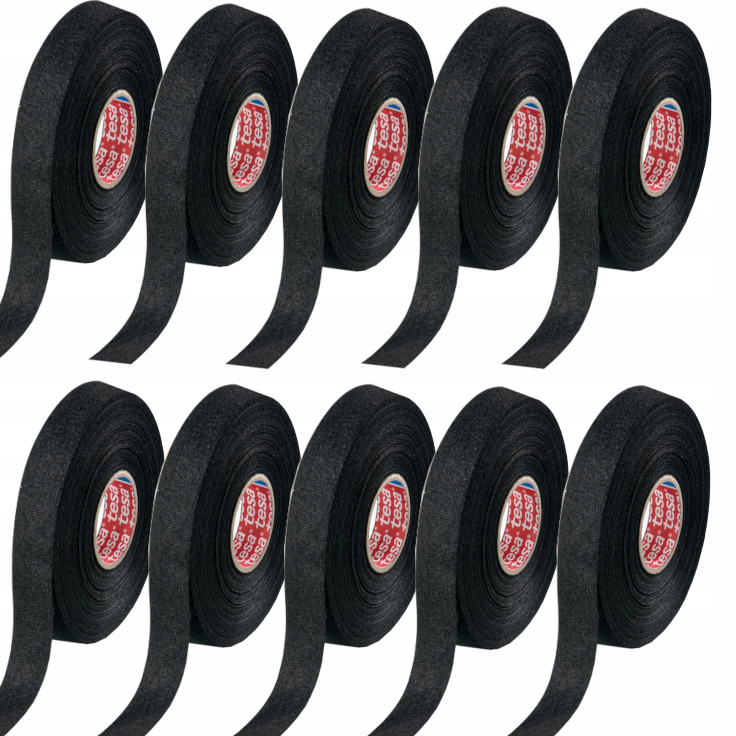 10x Profesjonalna Taśma izolacyjna Tesa Parciana 15mm x 25m-Zdjęcie-0