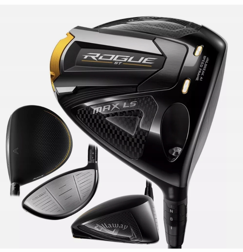 Golfová hůl pravá Callaway Rogue St Max Ls DR9.0 Mitsubishi Chemical Flex-x