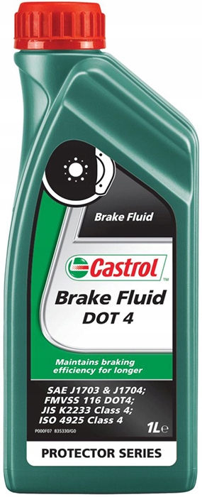CASTROL BRAKE FLUID DOT 4 1L PŁYN HAMULCOWY DOT4