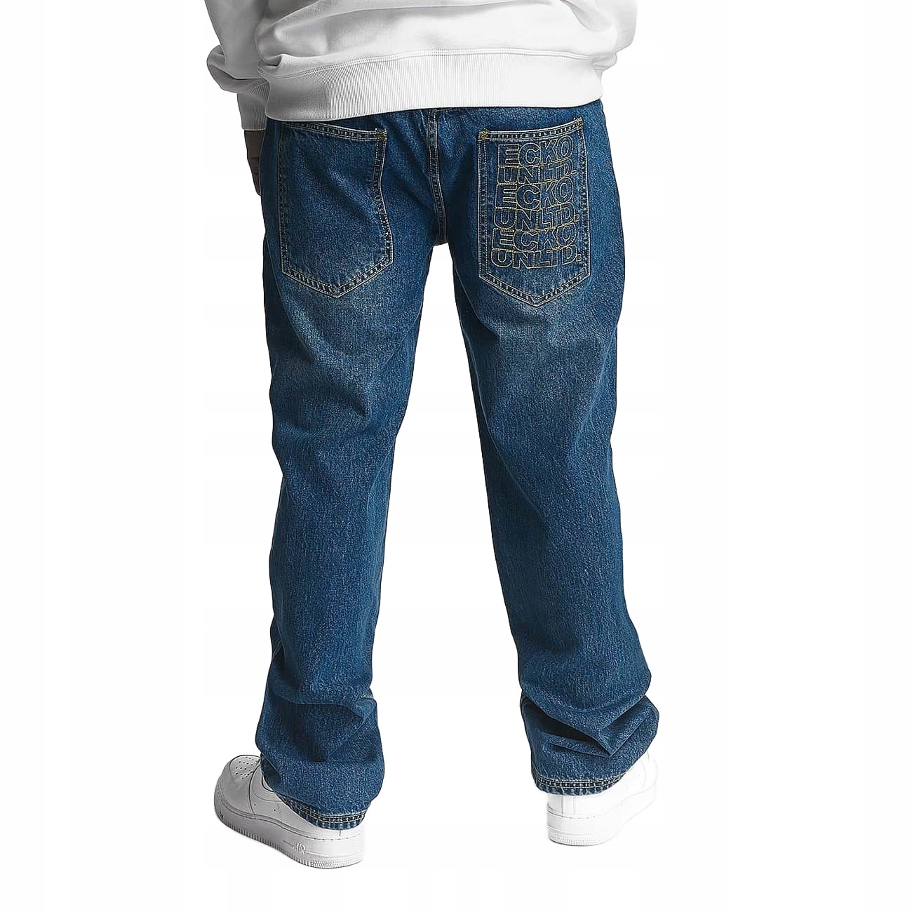 Džínové kalhoty Ecko Unltd. Gordon B Loose Fit modré velké W 36 L 34