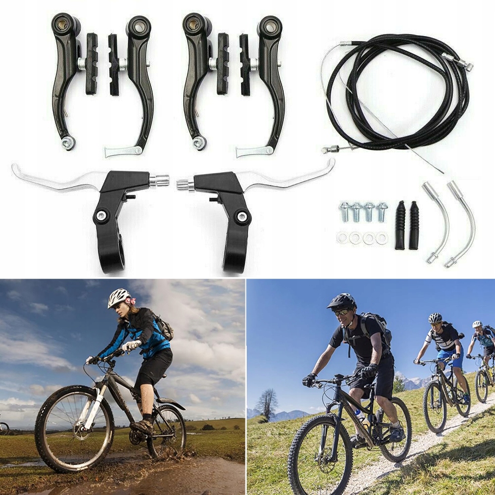 ZESTAW HAMULCÓW ROWEROWYCH, DO ROWERÓW GÓRSKICH, TYPU V-BRAKE, UNIWERSALNE