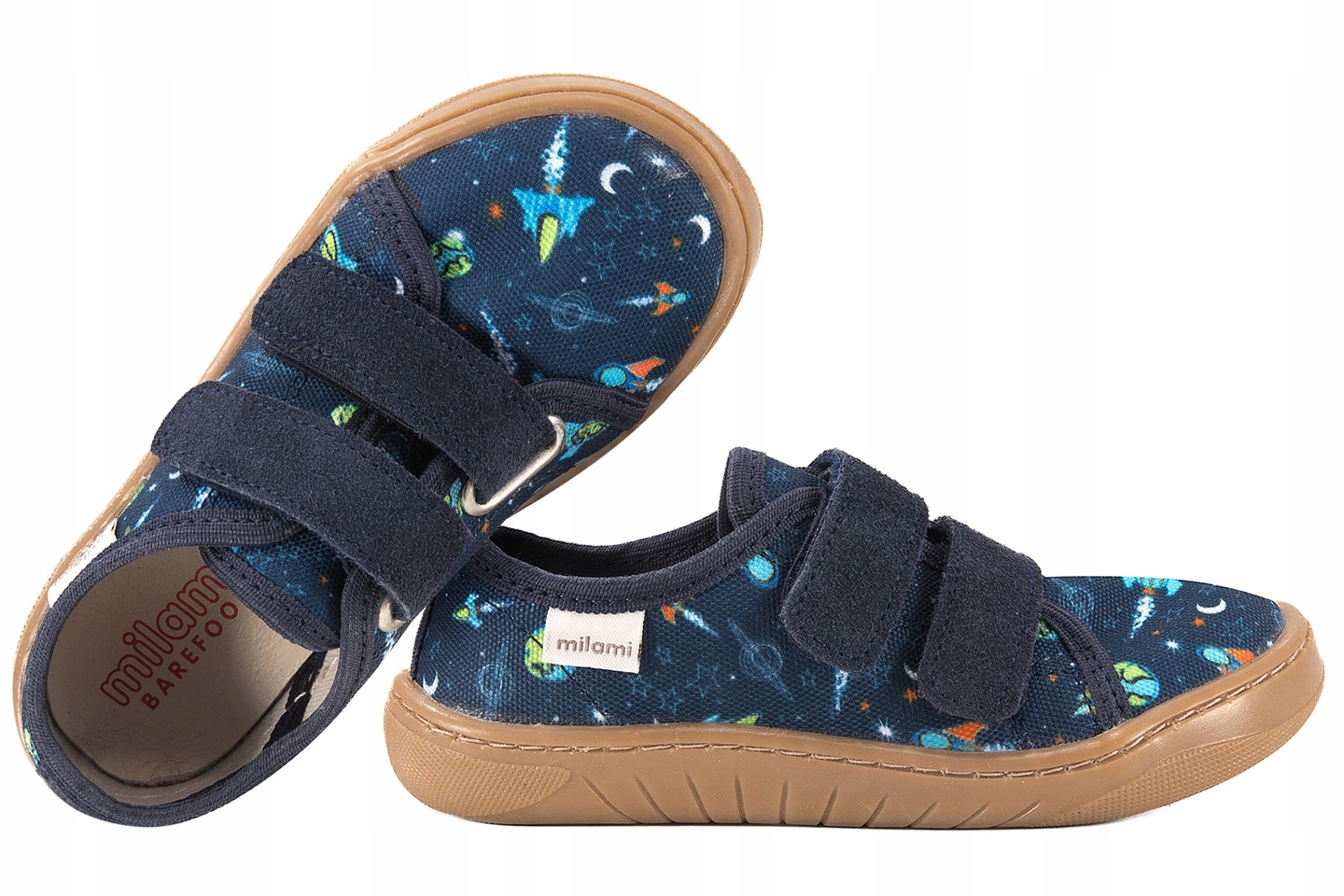 Milami BF3C-BR-33 Barefoot Półbuty Tekstylne Trampki Domowe Kapcie 33 Grana