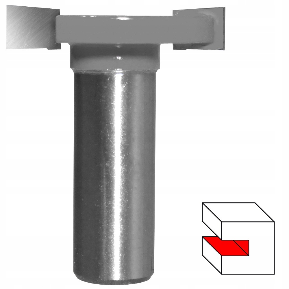 Fréza kotoučová, dvoubřitá, stopka 12 mm