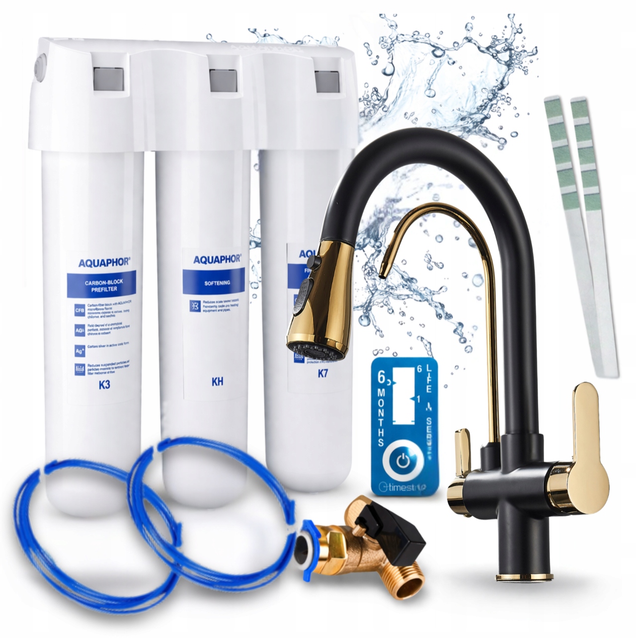 Kuchyňský Filtr Na Vodu Aquaphor Křišťál H A Stojánková Třícestná Baterie Pzh