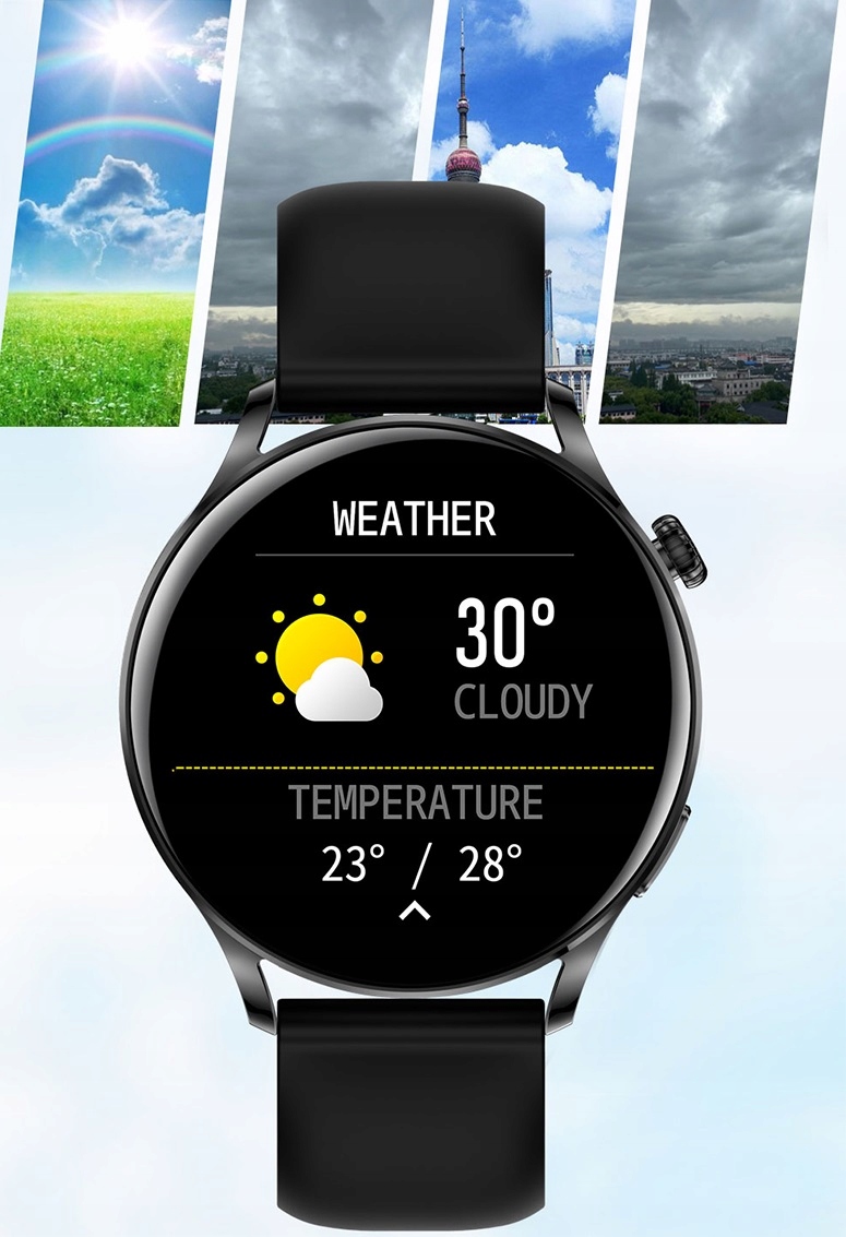 Zegarek Smartwatch Damski Rozmowy Puls Menu Wodoszczelność tak