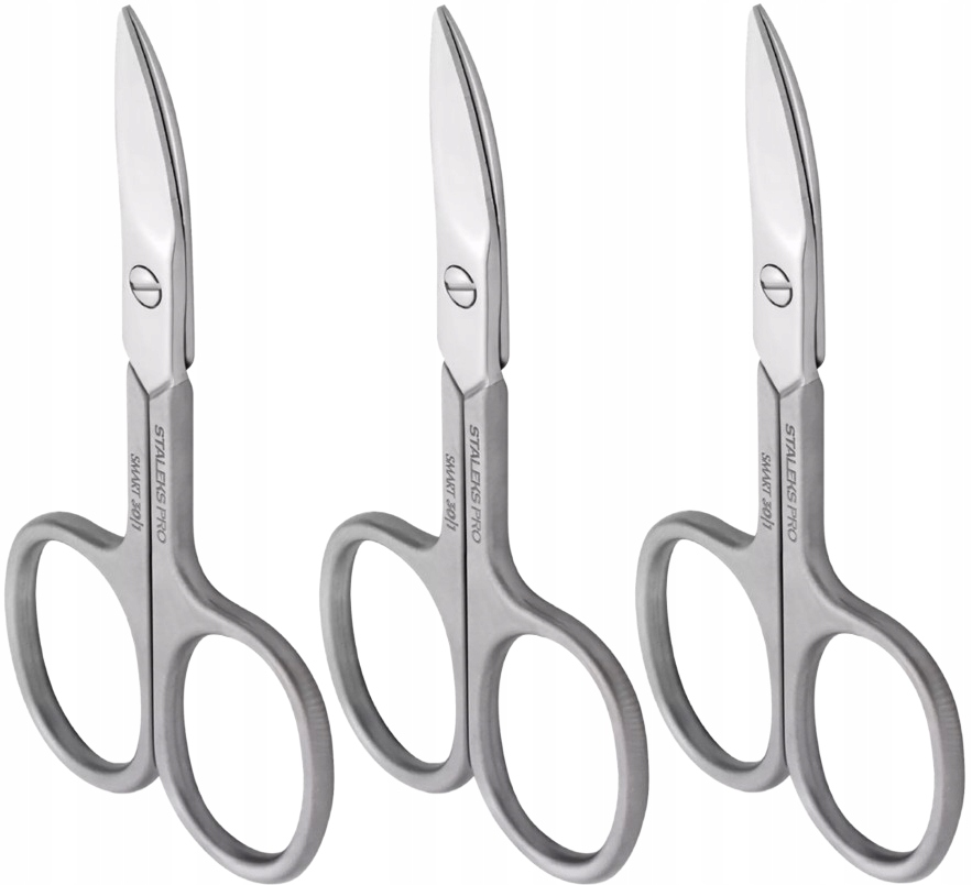 3 kusy Profesionální nůžky na nehty Smart 30 Type 1 Staleks Ocel