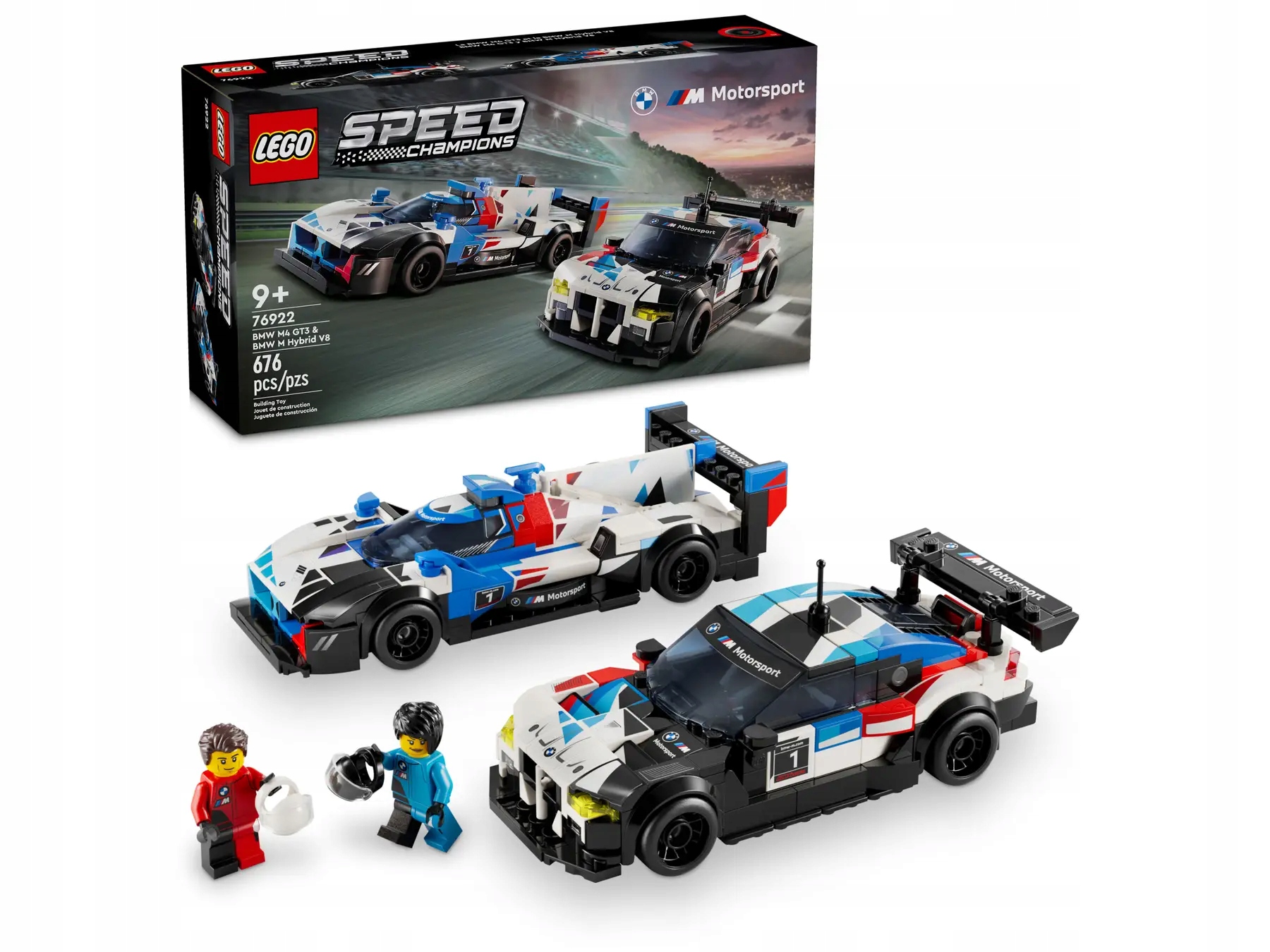 Lego Speed Champions 76922 Auta Bmw M4 GT3 a Bmw M Hybrid V8