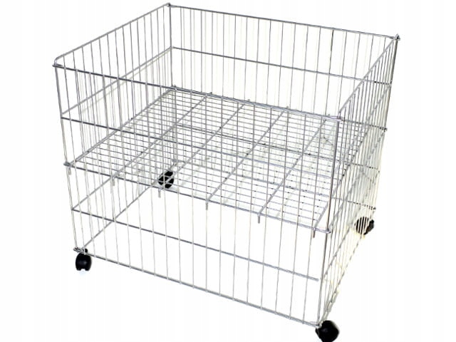 KOSZ PRZECENOWY WYPRZEDAŻOWY WYSYPOWY SKLEPOWY 60x75 + KÓŁKA