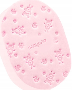 BABYONO GĄBKA MYJKA DLA DZIECI NIEMOWLĄT MIĘCIUTKA DELIKATNA
