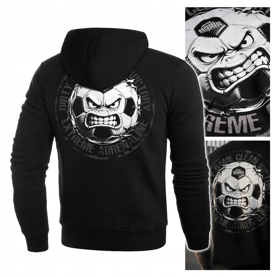 Mikina s kapucí Extreme Adrenaline Football Dirty Game Fotbal XL