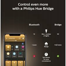4x Żarówka Philips Hue White LED E27 A60 9W 806lm Kod producenta 8718696592984
