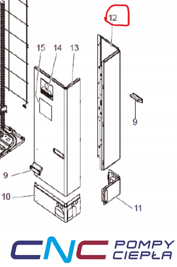 259242 R01E44661 Side Bočný Panel Mitsubishi
