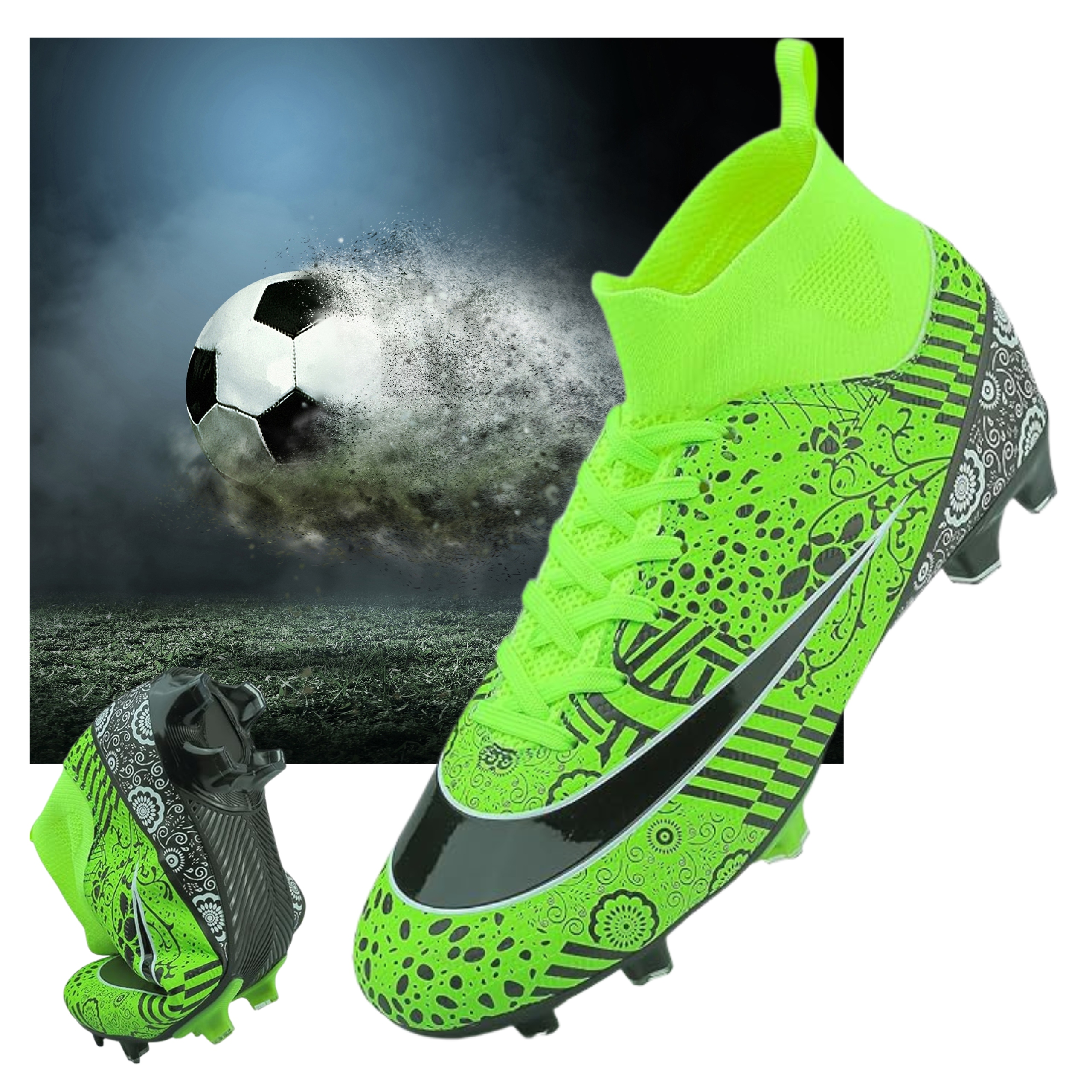 Korkové Fotbalová obuv tréninkové pánské kopačky na fotbal, sportovní lanka Fg