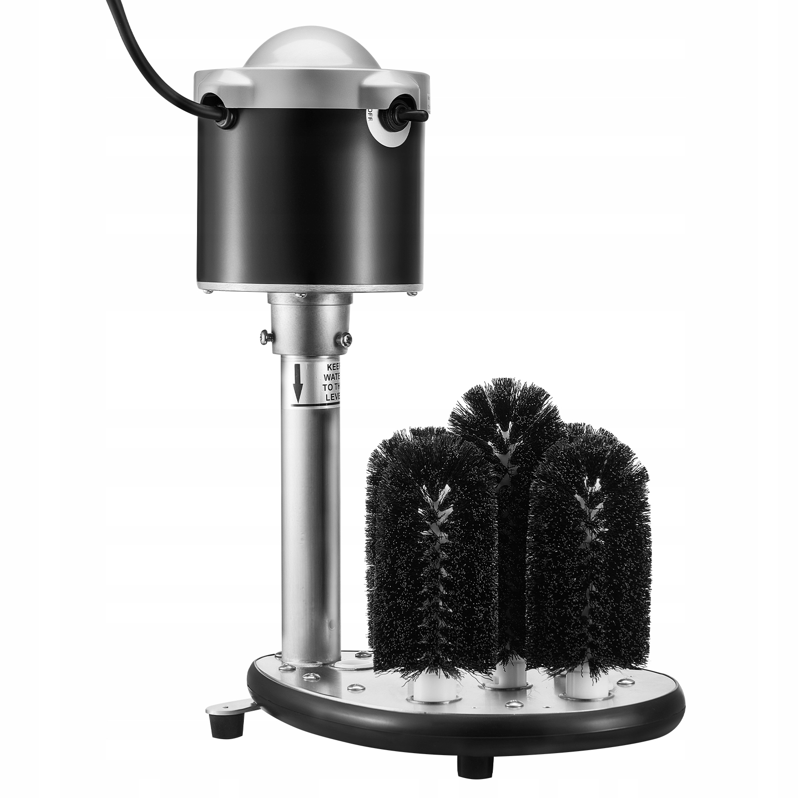 Levně Vevor Elektrický Čistič Skla 5 Kartáčů 600 Sklenic, Silný A Pevný