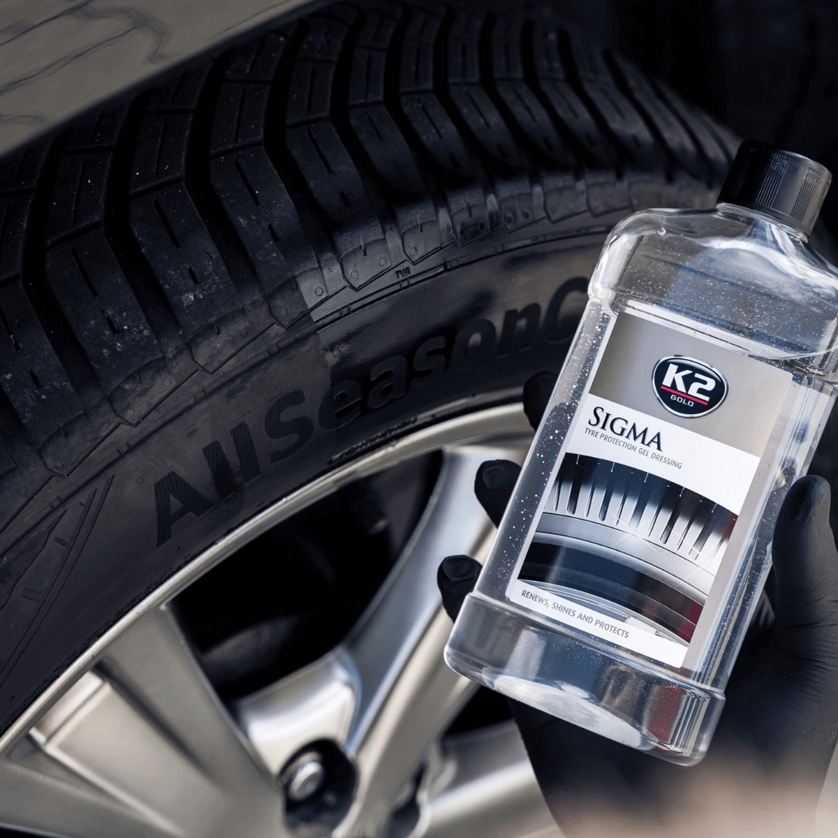 K2 SIGMA CZERNIDŁO DRESSING OPON EFEKT MOKREJ OPONY GUMY nabłyszcza 500ml EAN (GTIN) 5906534009081