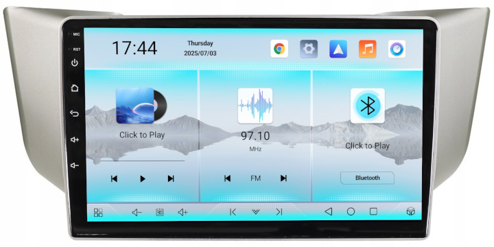 Radio Samochodowe z nawigacją dotykowe Android Lexus RX300 RX330 RX350 64GB
