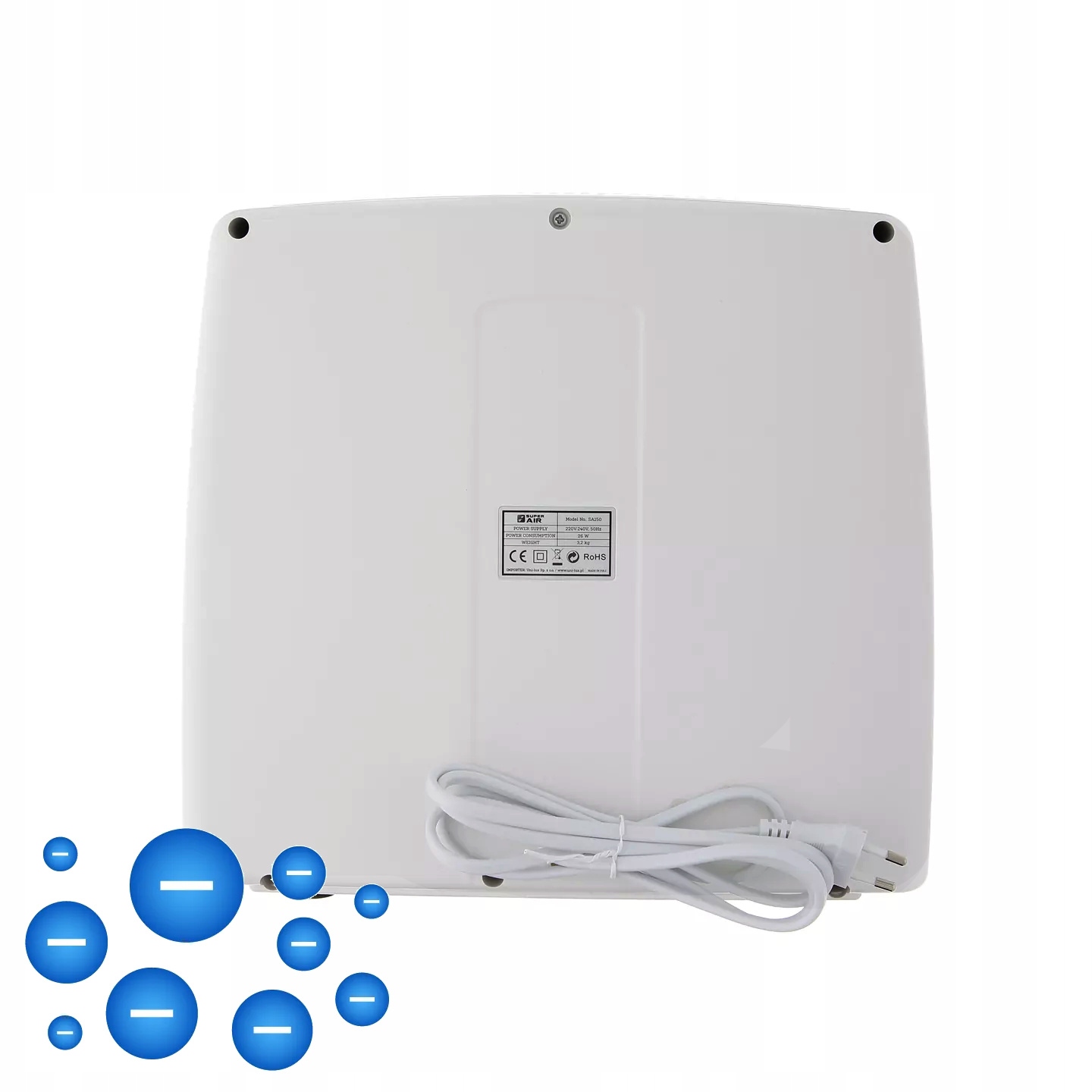 Domowy Oczyszczacz Powietrza Hepa 160m3/h Prem-i-air Superair SA150W 20m2