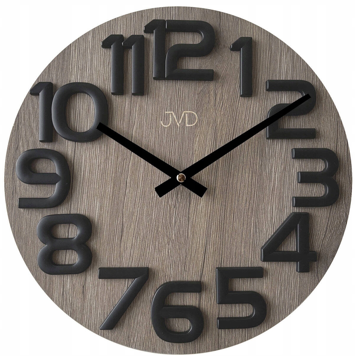 Efektné Drevené Okrúhle Nástenné Hodiny Jvd HT134.1 32 cm