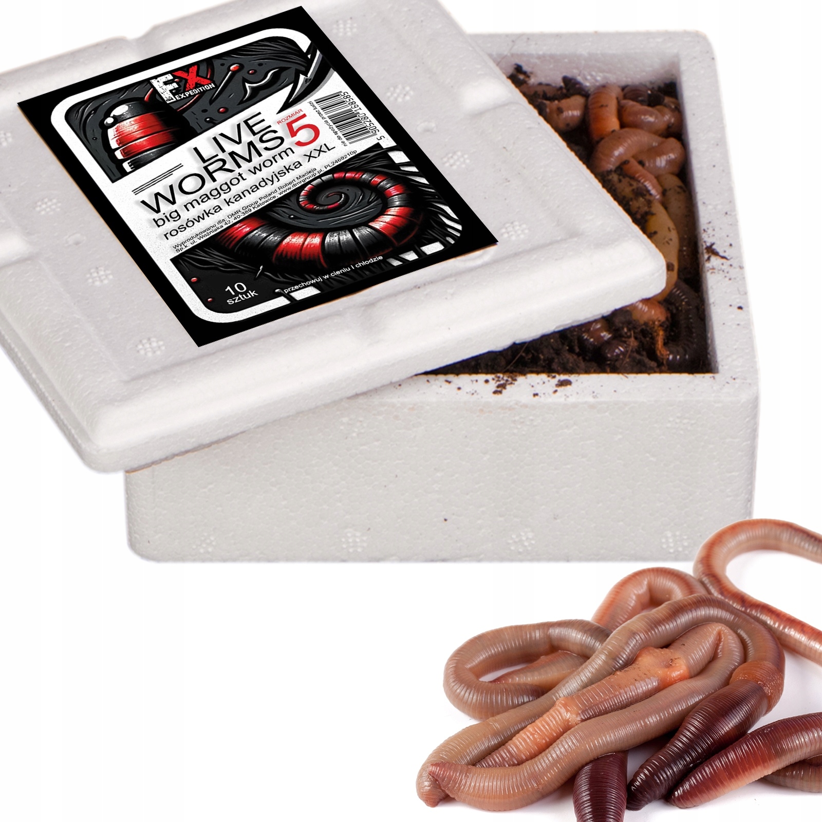 ŻYWE ROBAKI ROSÓWKA KANADYJSKA ROZMIAR 5 BARDZO DUŻE SKUTECZNA PRZYNĘTA Kod producenta ŻYWE ROBAKI PRZYNĘTA WĘDKARSKA