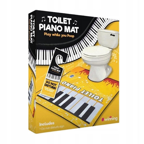Dywanik Łazienkowy Pianino Toaletowe Mata Grająca Śmieszny Gadżet