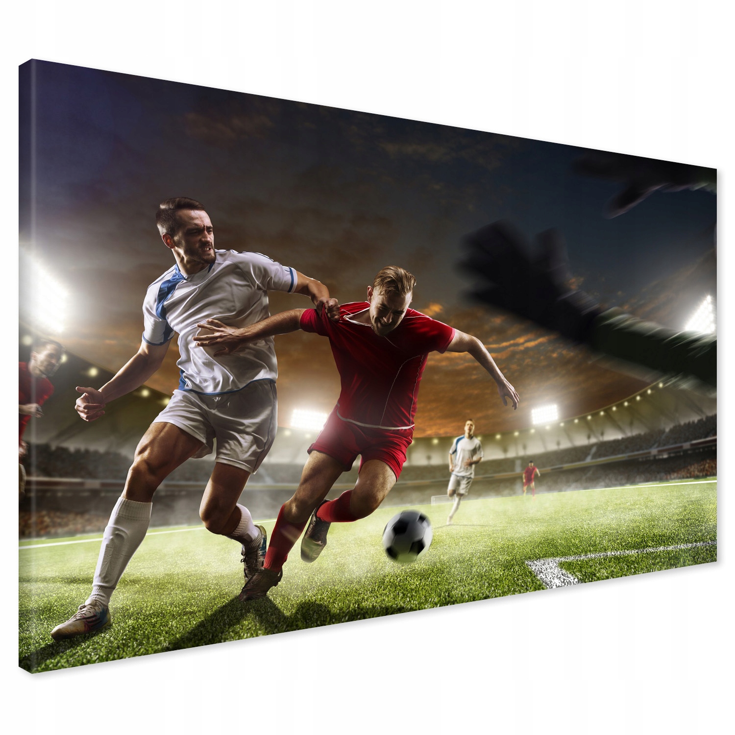 

Obraz na płótnie piłkarz stadion nożna 120x80
