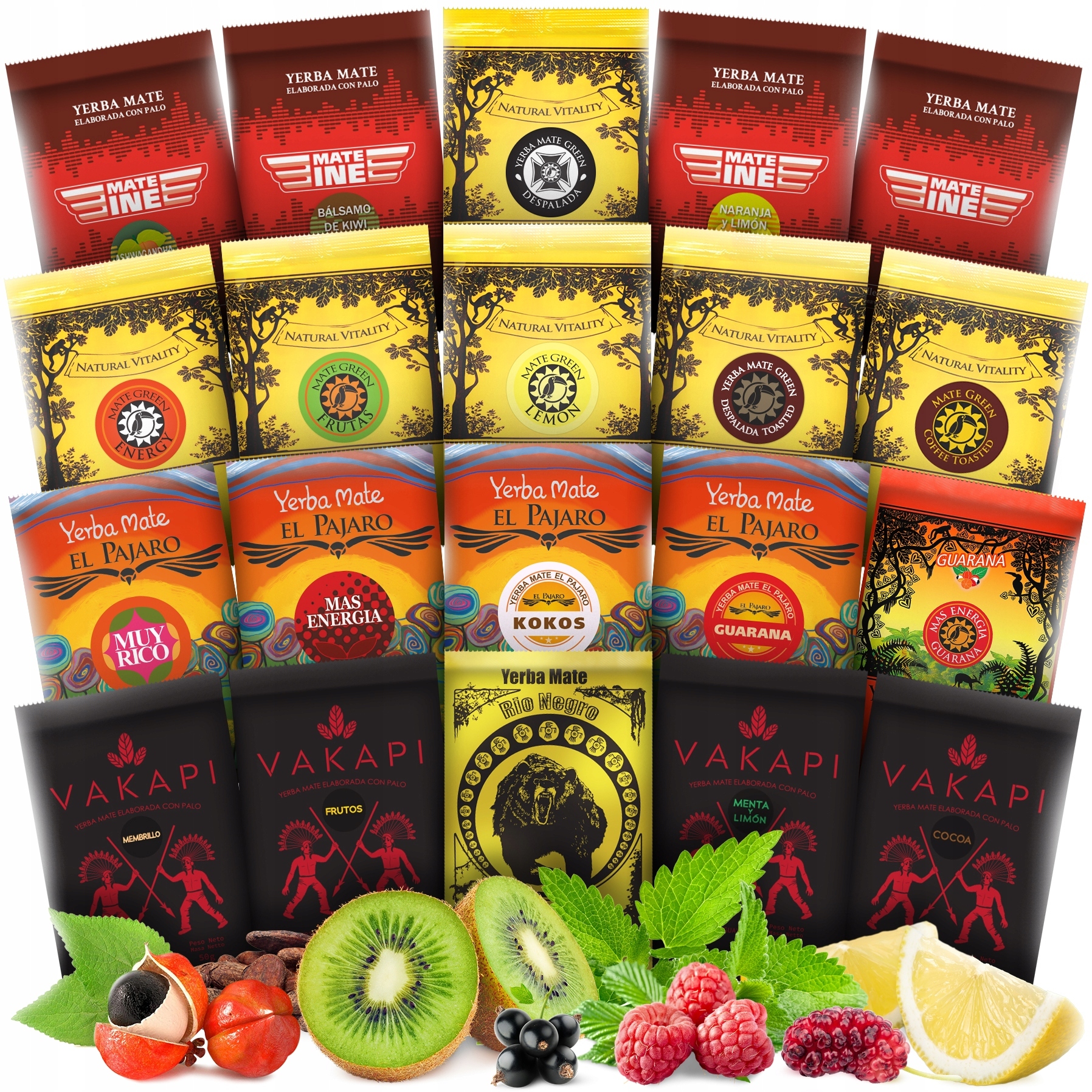 Yerba Mate 1КГ ЛУЧШИЕ СОРТА 20x50g на СТАРТ