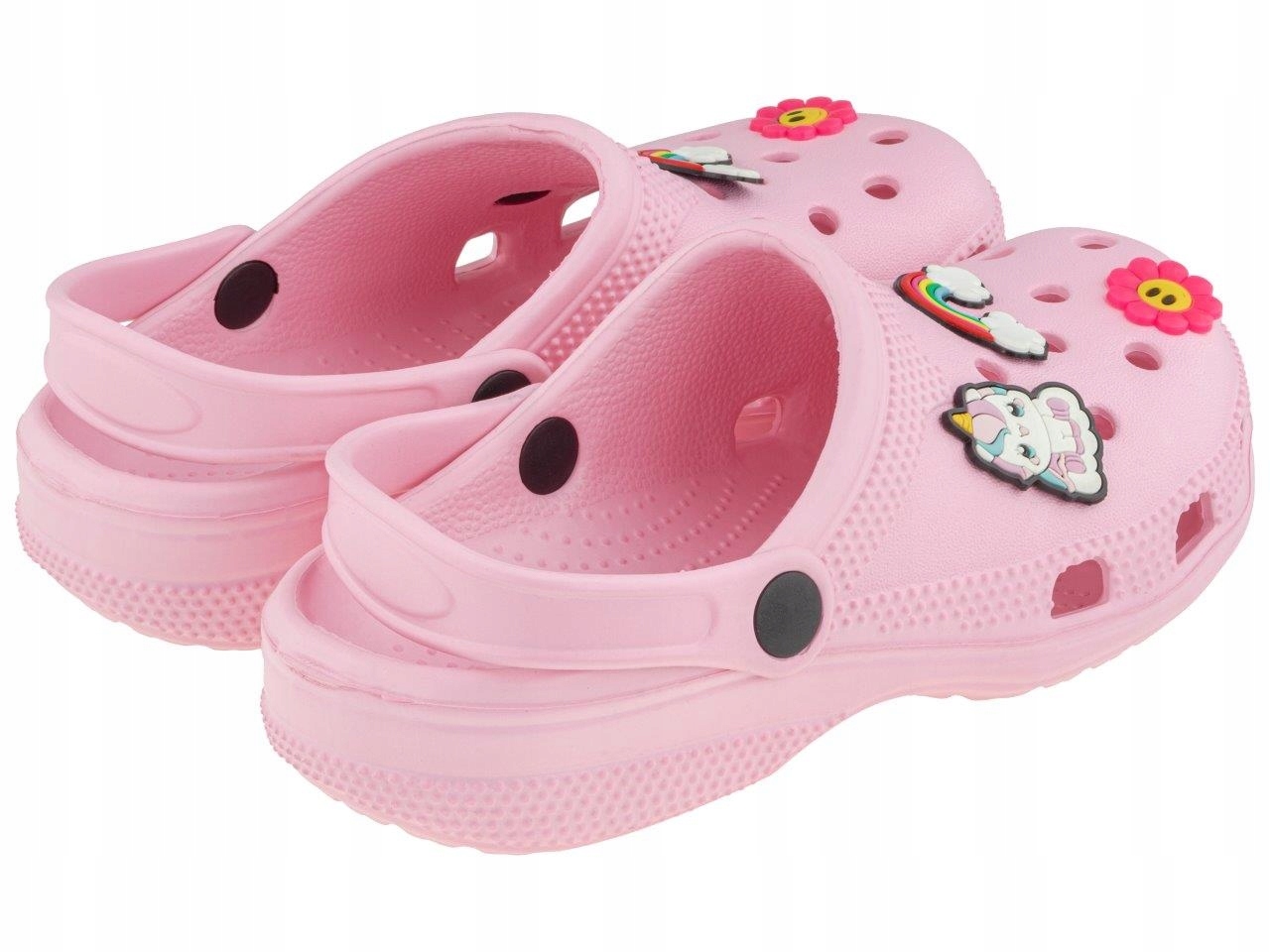 Kroksy klapki dziecięce chodaki piankowe B872930 róż 34/35 Rozmiar (new) 34