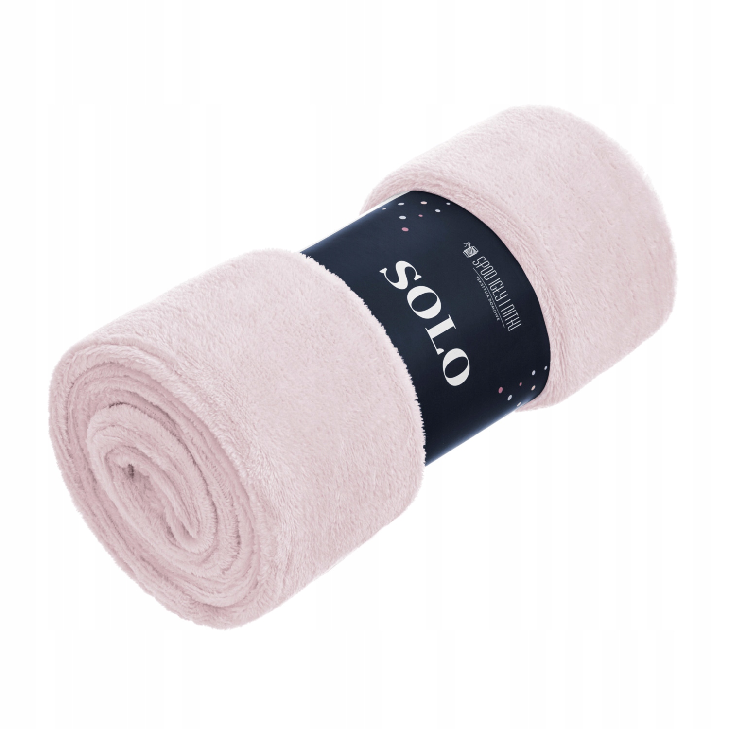 

Pudrowy Miękki Koc 75x150 Pled Mikro Solo