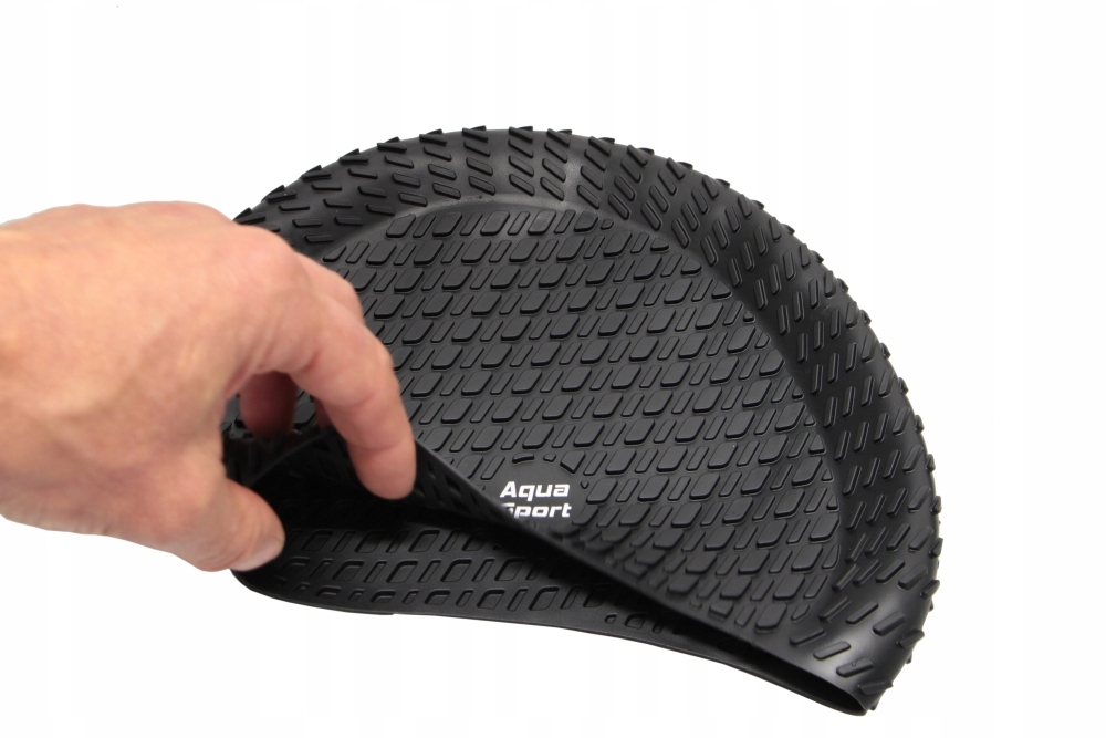 CZEPEK PŁYWACKI SILIKONOWY NA DŁUGIE WŁOSY BASEN Marka Aqua-sport