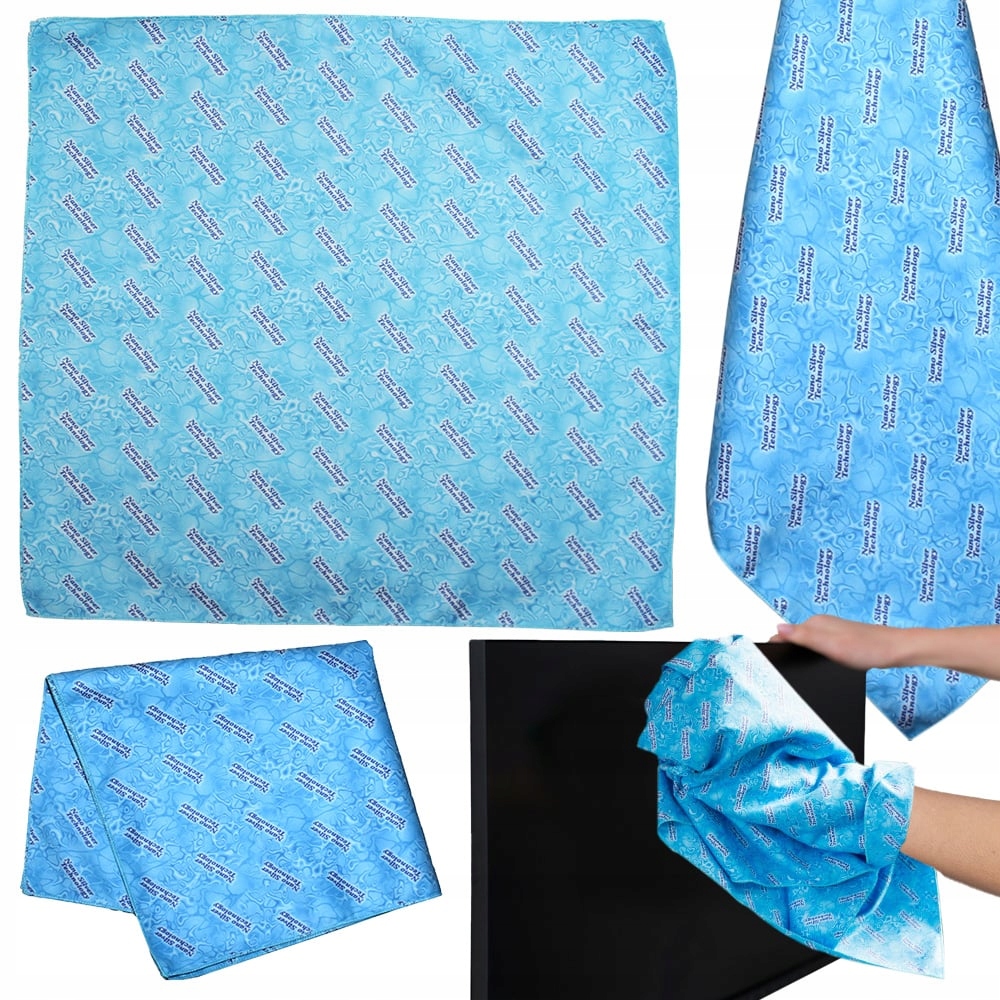 Levně Čistič Utěrka Sunbeam Raypath Mořská modrá L 38x41 cm s nanostříbrem