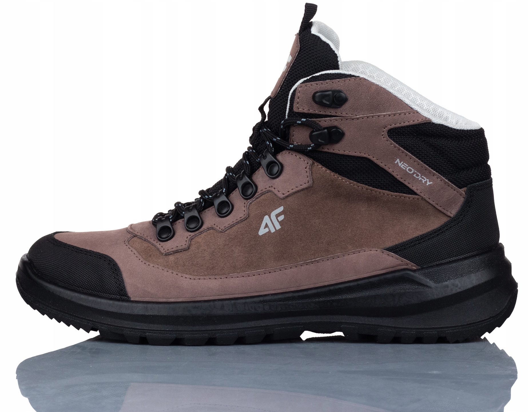 BUTY DAMSKIE 4F TREKKINGOWE BRĄZOWE OBDH268 51S R-40