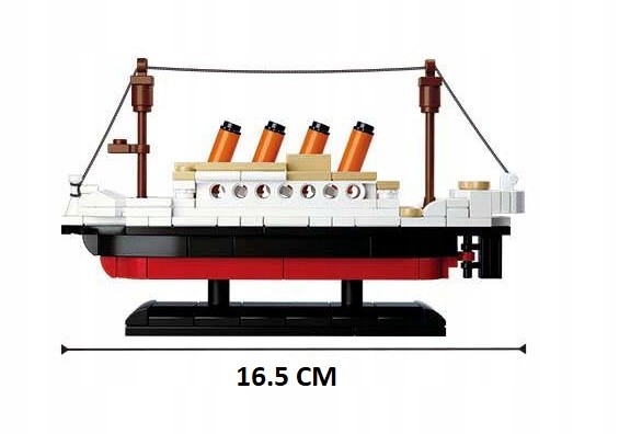 KLOCKI SLUBAN STATEK Titanic mały 194 elementy Marka Sluban
