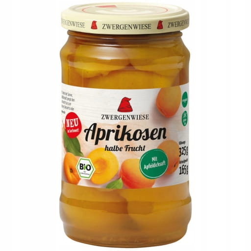 Levně 3x Meruňky Poloviny v lehkém sirupu Bezlepkové Bio 325 g (165 g)