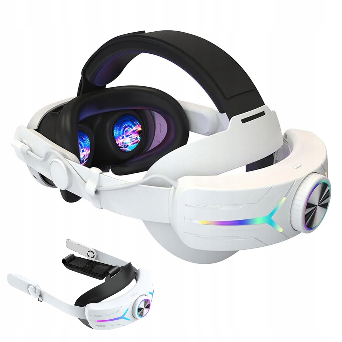 УДОБНЫЙ ГОЛОВНОЙ РЕМЕНЬ ДЛЯ META QUEST 3S - СНЯТИЕ ДАВЛЕНИЯ И РЕГУЛИРУЕМЫЙ