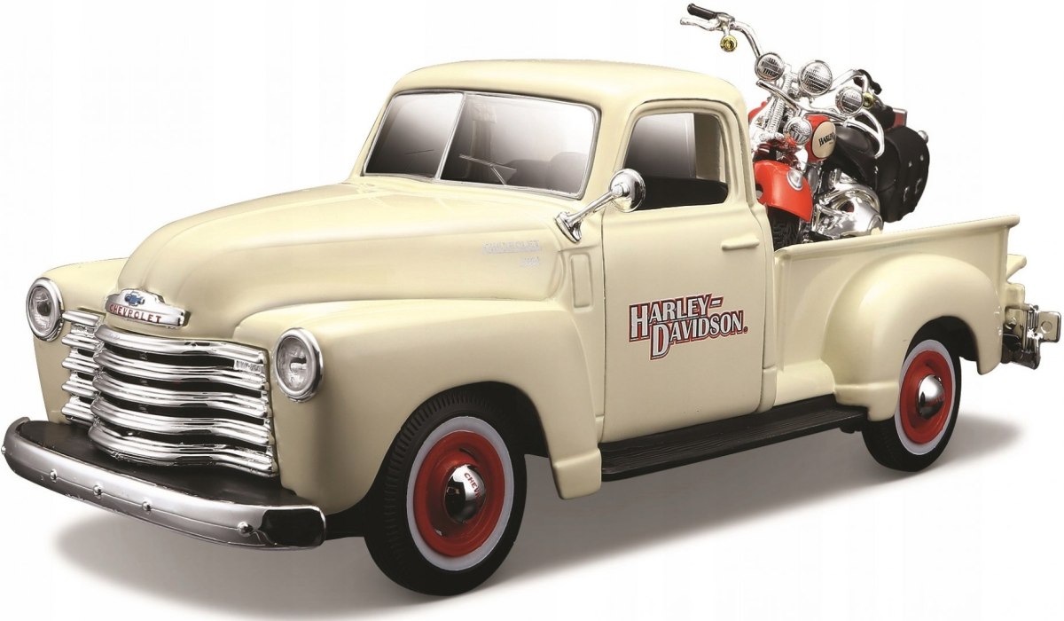 Harley Davidson Flsts Chevy 3100 1:24 32194