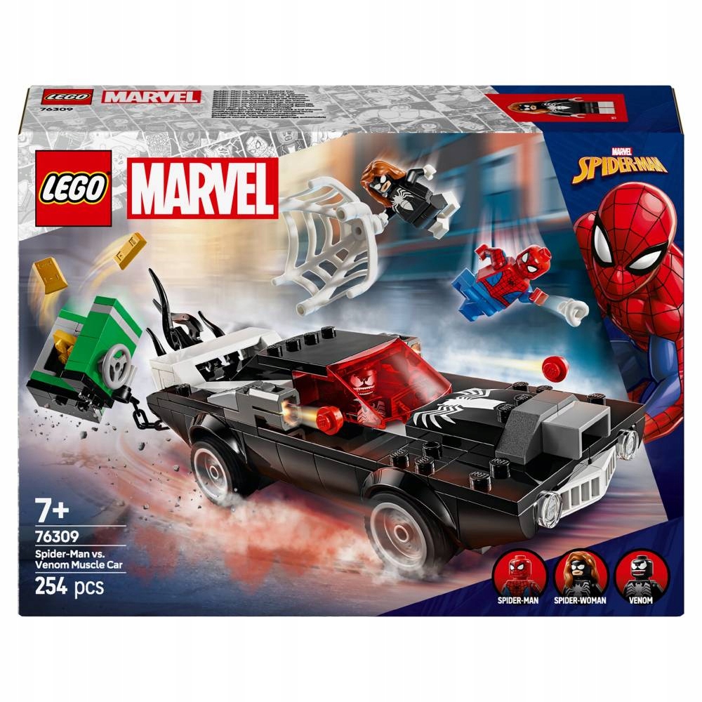 Lego 76309 Marvel Heroes Spider-Man vs. Venomův muscle car