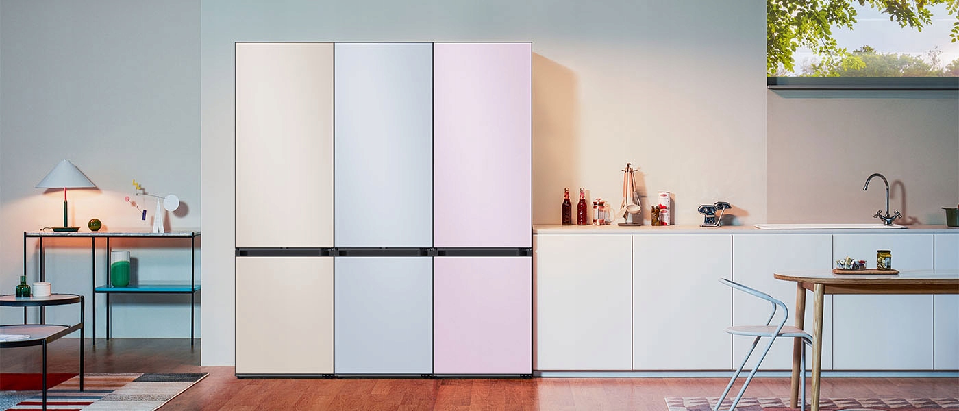 Panel do chłodziarki lub zamrażarki jednodrzwiowej twin 2.03m Bespoke Beż Model RA-B23EUT39GG