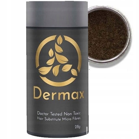 Dermax 28 g Kosmetika na zahušťování vlasů Mikrovlákna Barva Středně Hnědá