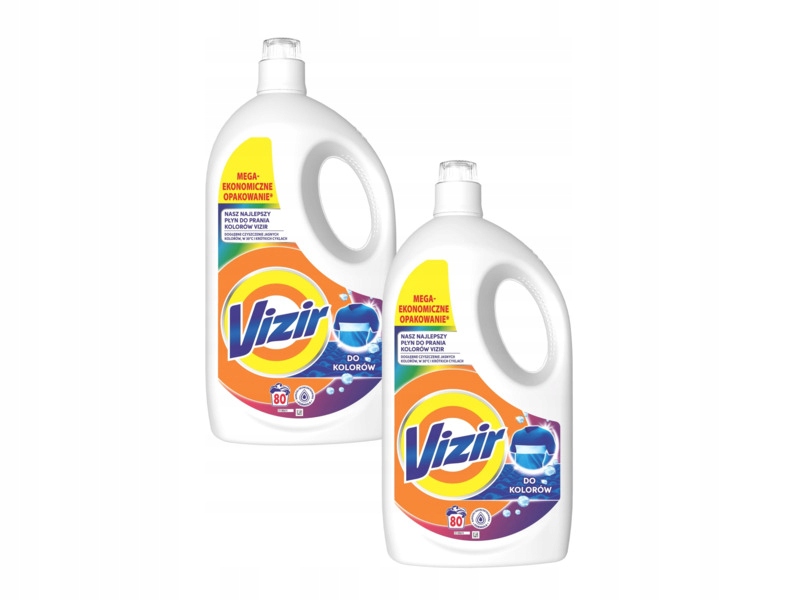 Płyn do prania Vizir Color 2 x 3600 ml do kolorowych tkanin