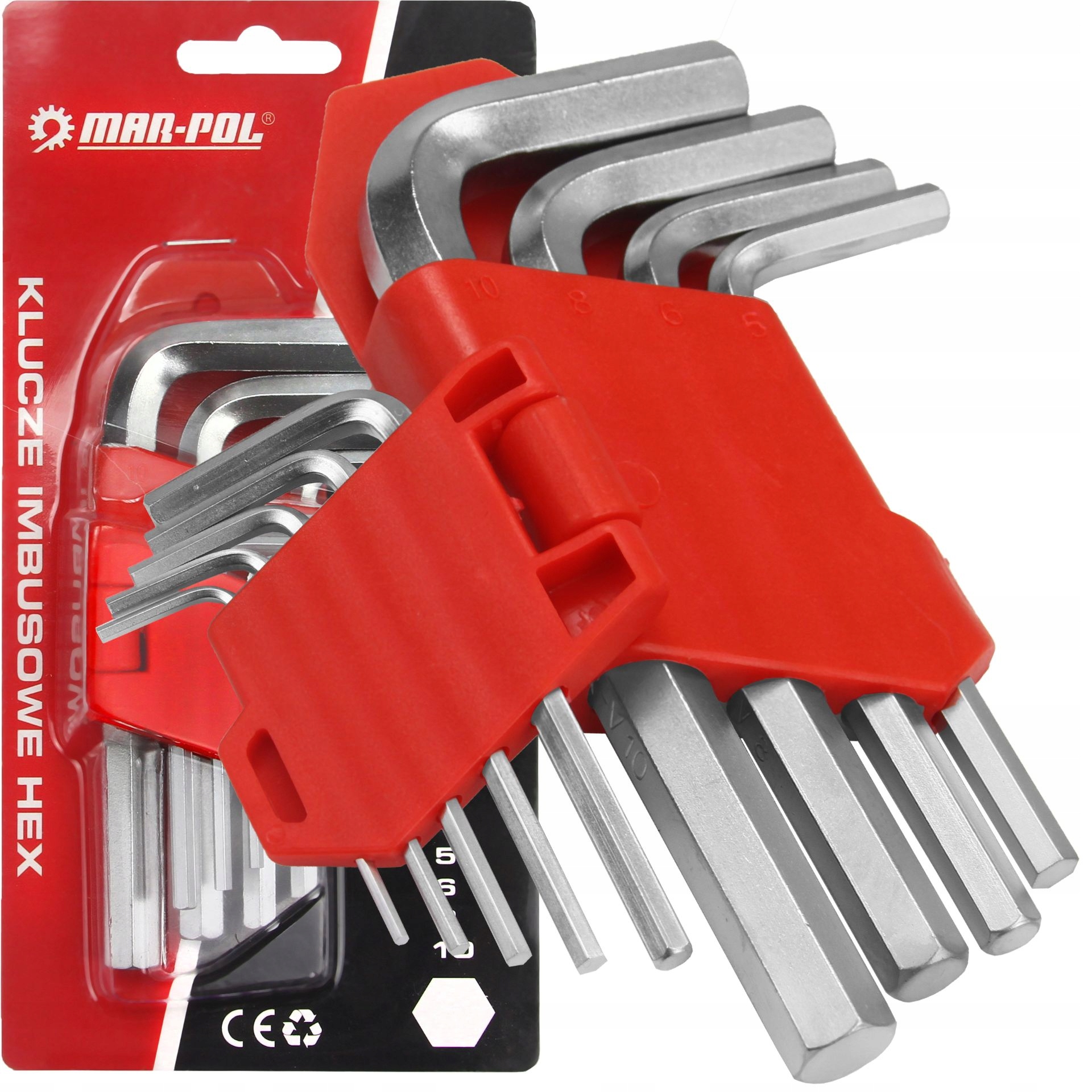 

Klucze Imbusowe Imbusy Stal CrV 9 Pcs 1.5 10 mm