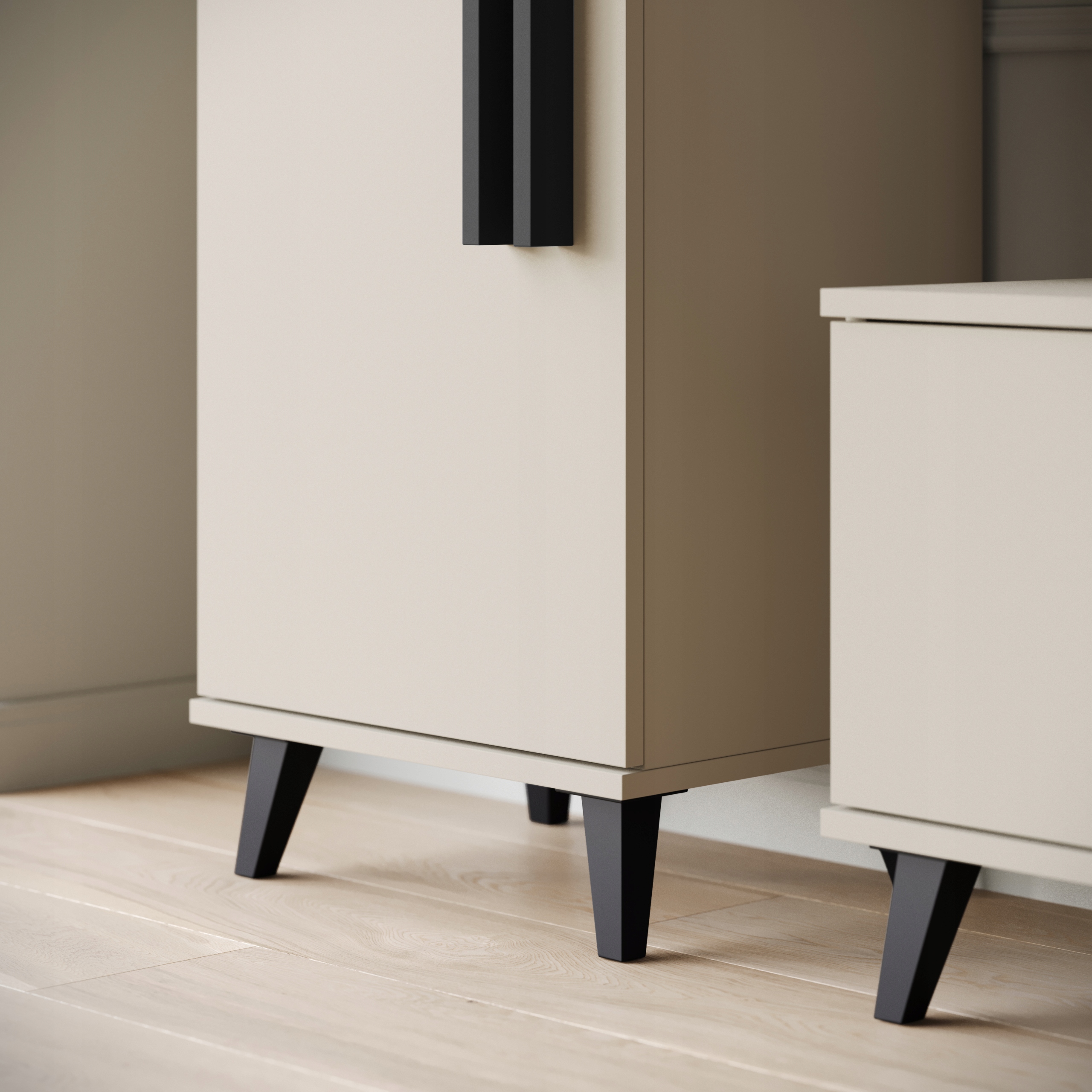 Meblościanka HELSINKI II Zestaw mebli, salon, CONGO Liczba elementów w zestawie 4