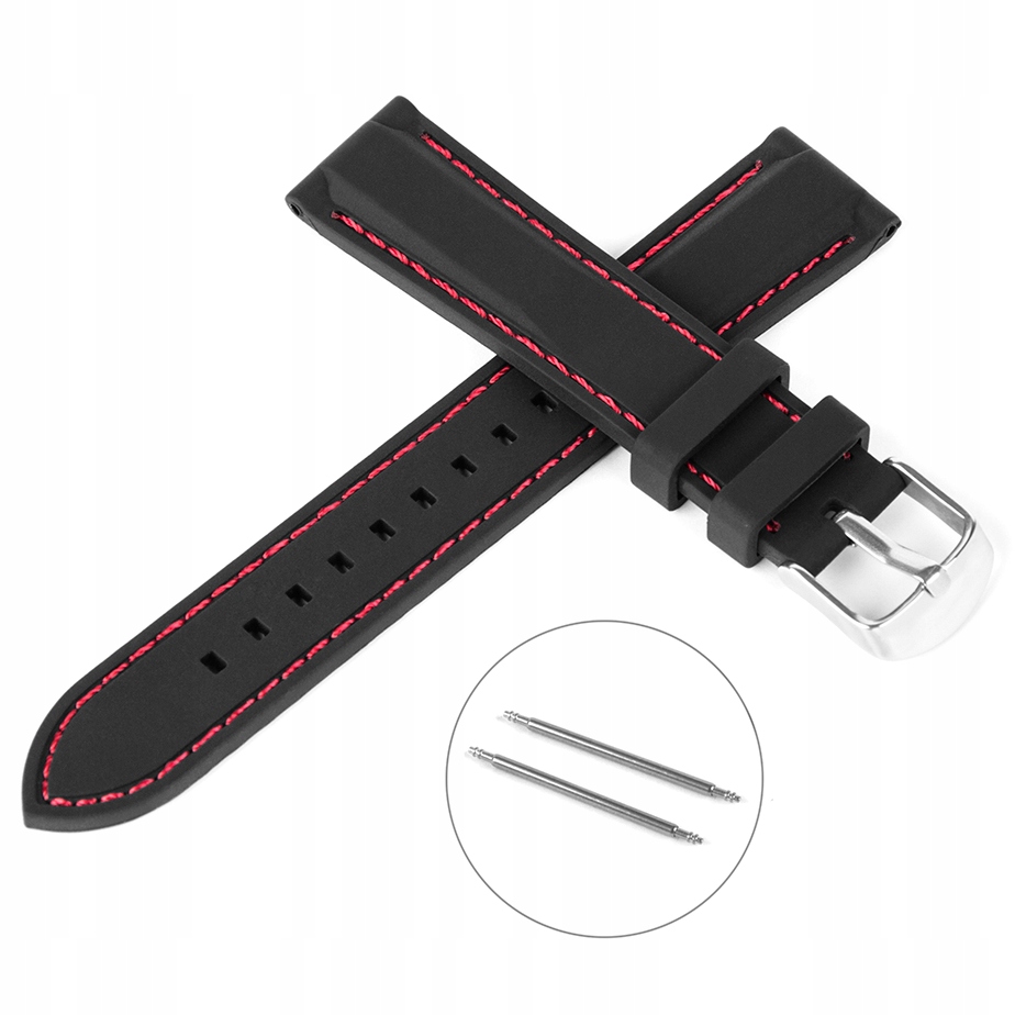 

Pasek Do Smartwatch – Silikonowy – 24MM – Czarny