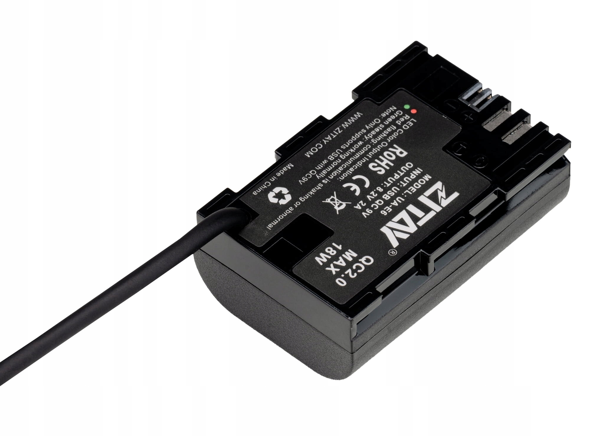 Adapter zasilania Zitay USB do Canon LP-E6 (DB-023) Marka Inna