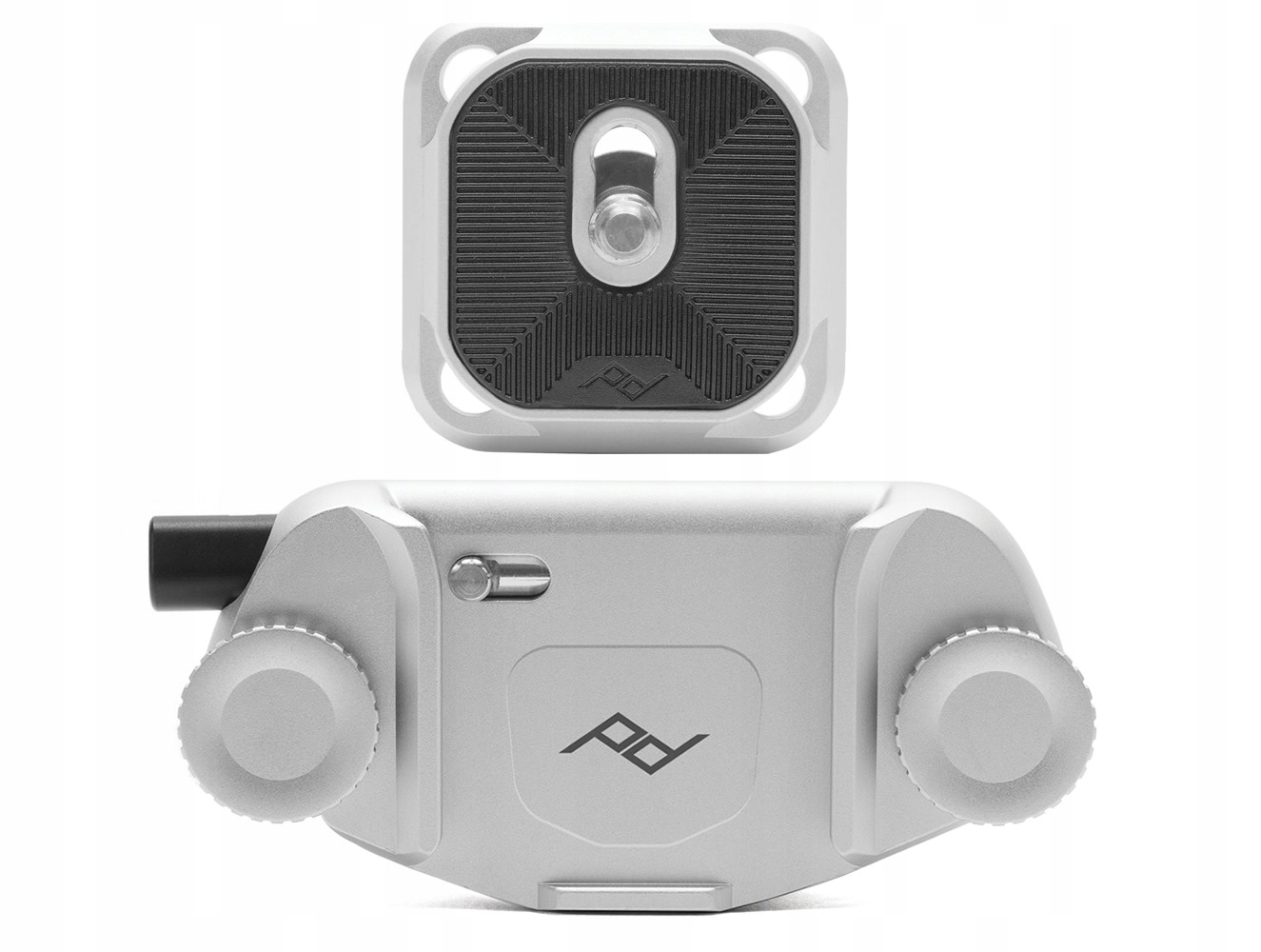 Uchwyt Peak Design Capture V3 z płytką standard srebrny