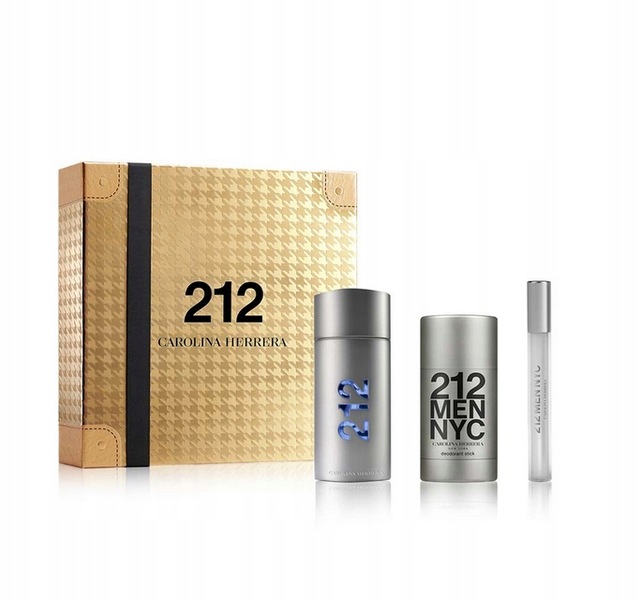 Carolina Herrera 212 Men Nyc Edt 100ml Dezodorant 75ml Edt 10ml